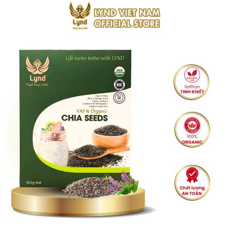 Hạt chia Lynd organic nhập khẩu Mexico 900g